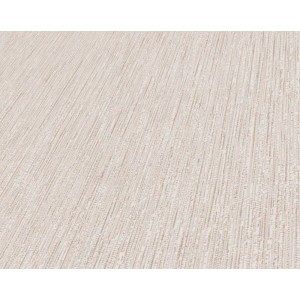 Jasnobeżowa tapeta dekoracyjna z delikatną, linearną strukturą.