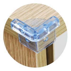 Przezroczyste zabezpieczenie narożników mebli, Zabezpieczenia i zamknięcia.