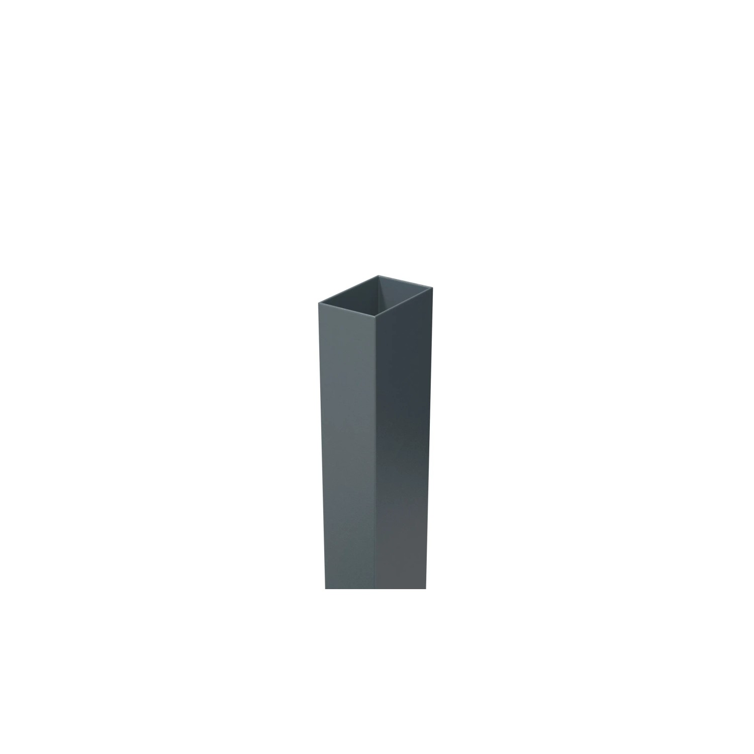 Jarmex Słupek ogrodzeniowy antracyt 4 cm x 6 cm x 170 cm gr.1,25 mm