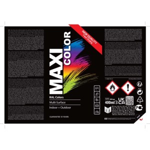 Lakier MAXI Color biały RAL9010 mat 400ml