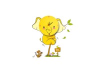 Lampka dziecięca LED z zegarem ELEPHANT 0,6W 30lm