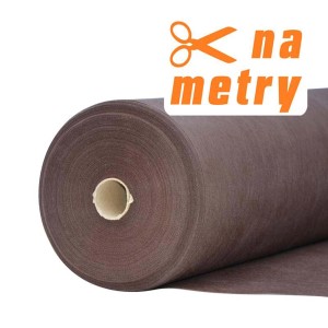 Rolka brązowej włókniny t.b.t., dostępna na metry.