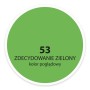 Próbka koloru zielonego nr 53 do farb ściennych. Odcień do wyboru odpowiedniej Kolorowe farby do ścian.