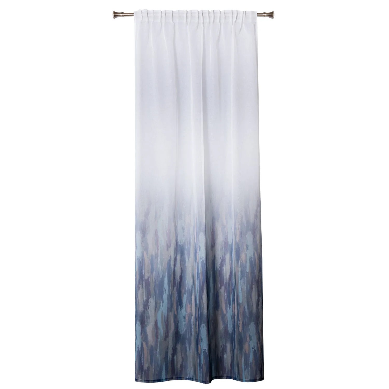 Firana SEA na taśmie 140 cm x 260 cm niebieska