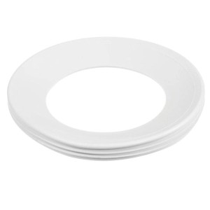 Biała uszczelka gumowa t.b.t. do zastosowań hydraulicznych.