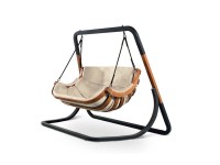 Fotel wiszący ALPHA 2 ze stelażem słomkowy Fotel wiszący ALPHA 2 ze stelażem słomkowy