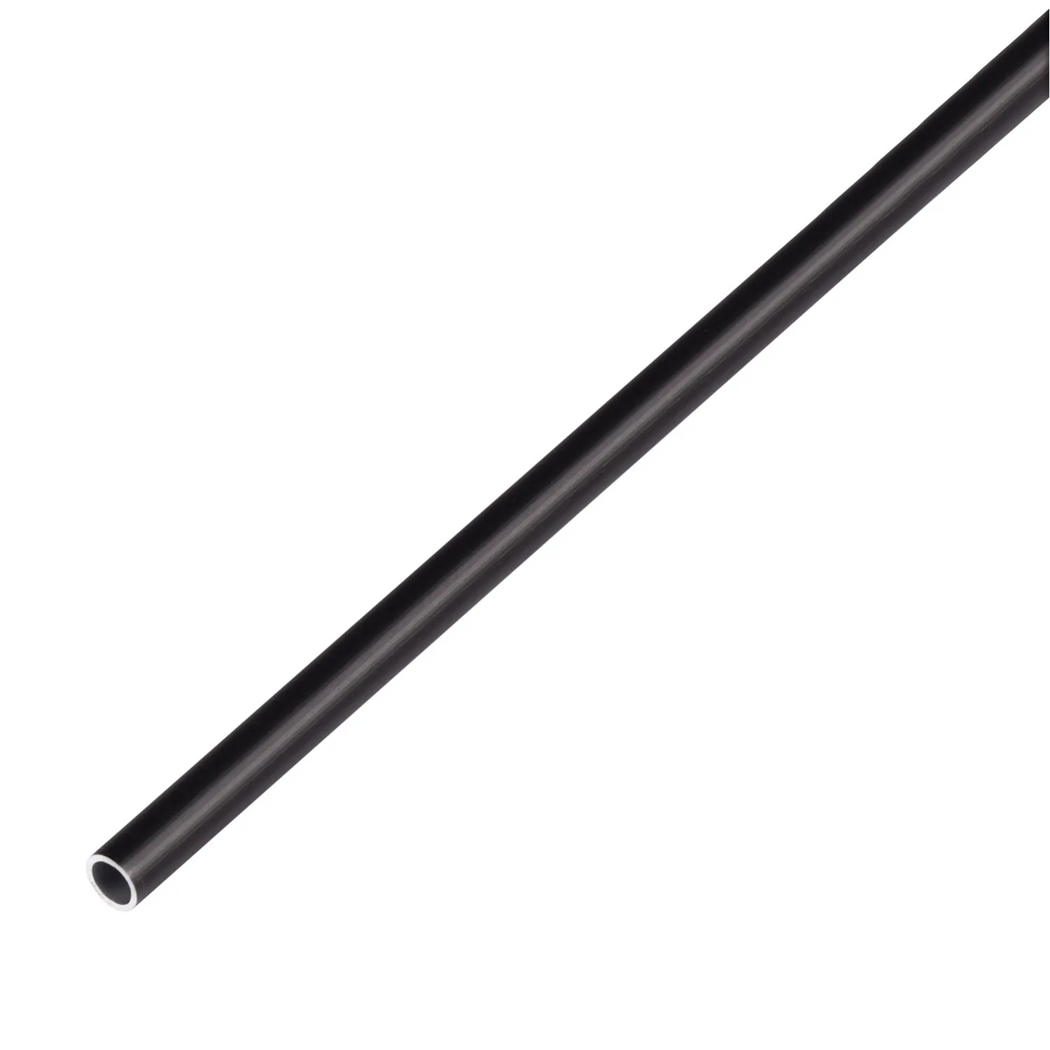 Gust.Alberts Profil aluminiowy anoda czarna Ø8x1 mm 1m