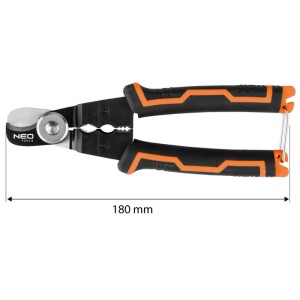 NEO TOOLS Obcinak do kabli miedzianych i aluminiowych 180 mm