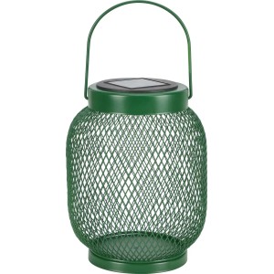Latarenka solarna LED LEVATA IP44 śr. 15,5 cm zielona