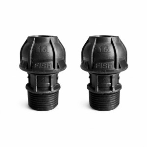 Przelot PE 16 mm - 3/4" gz Fish PN10 - 2 szt.
