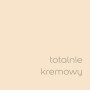 Próbka koloru farby do ścian t.b.t. w kolorze kremowej bieli.