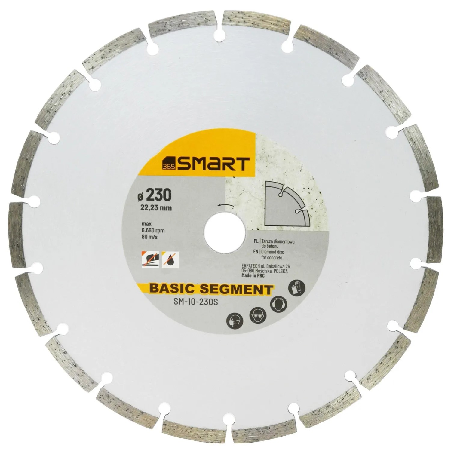 SMART365 Tarcza diamentowa Basic Segment 230 mm