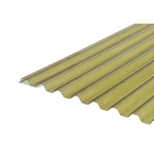 Onduline Płyta dachowa PVC trapezowa 76/18 dymna 0,7 mm 90x200 cm