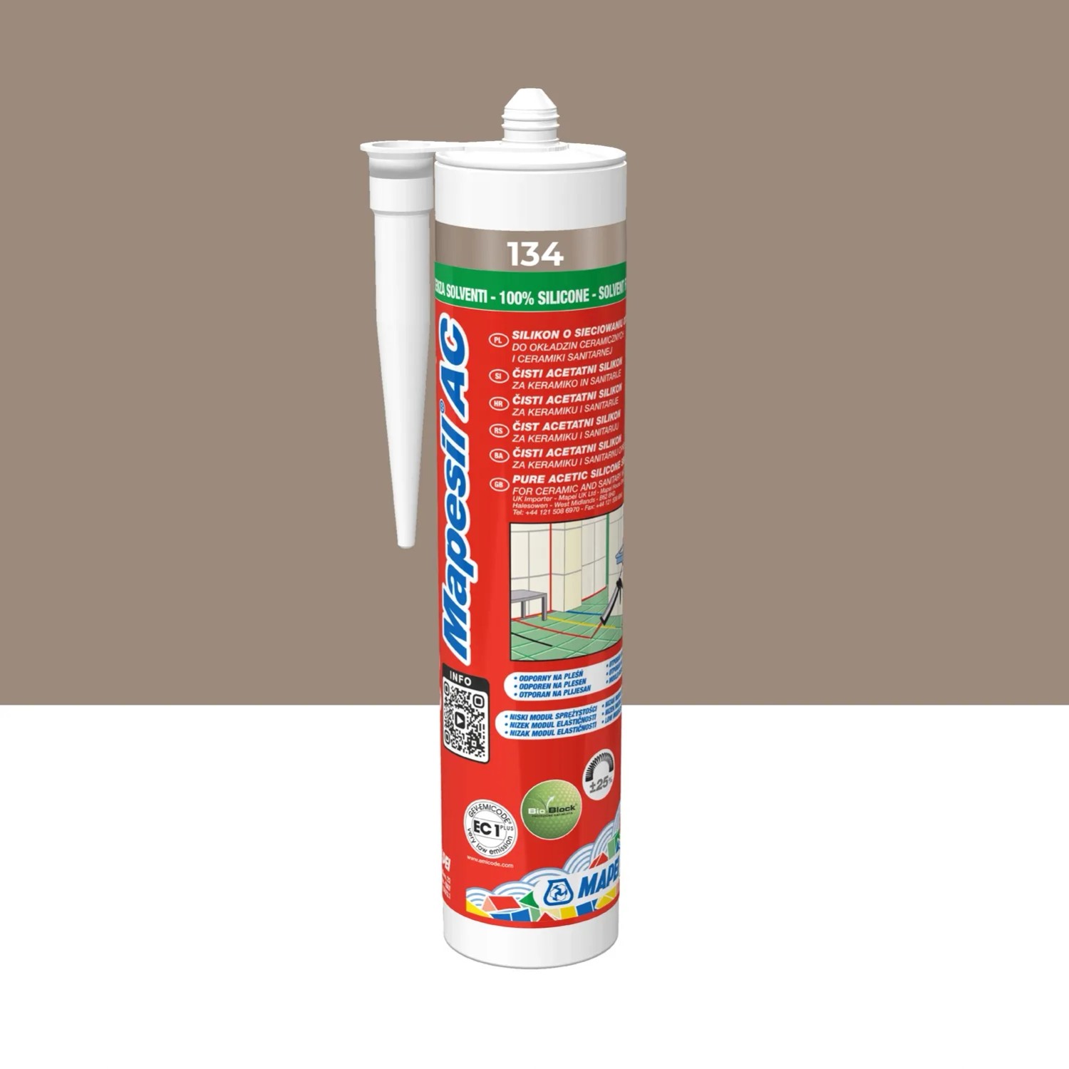 Mapei Silikon Mapesil AC 134 jedwab 310 ml