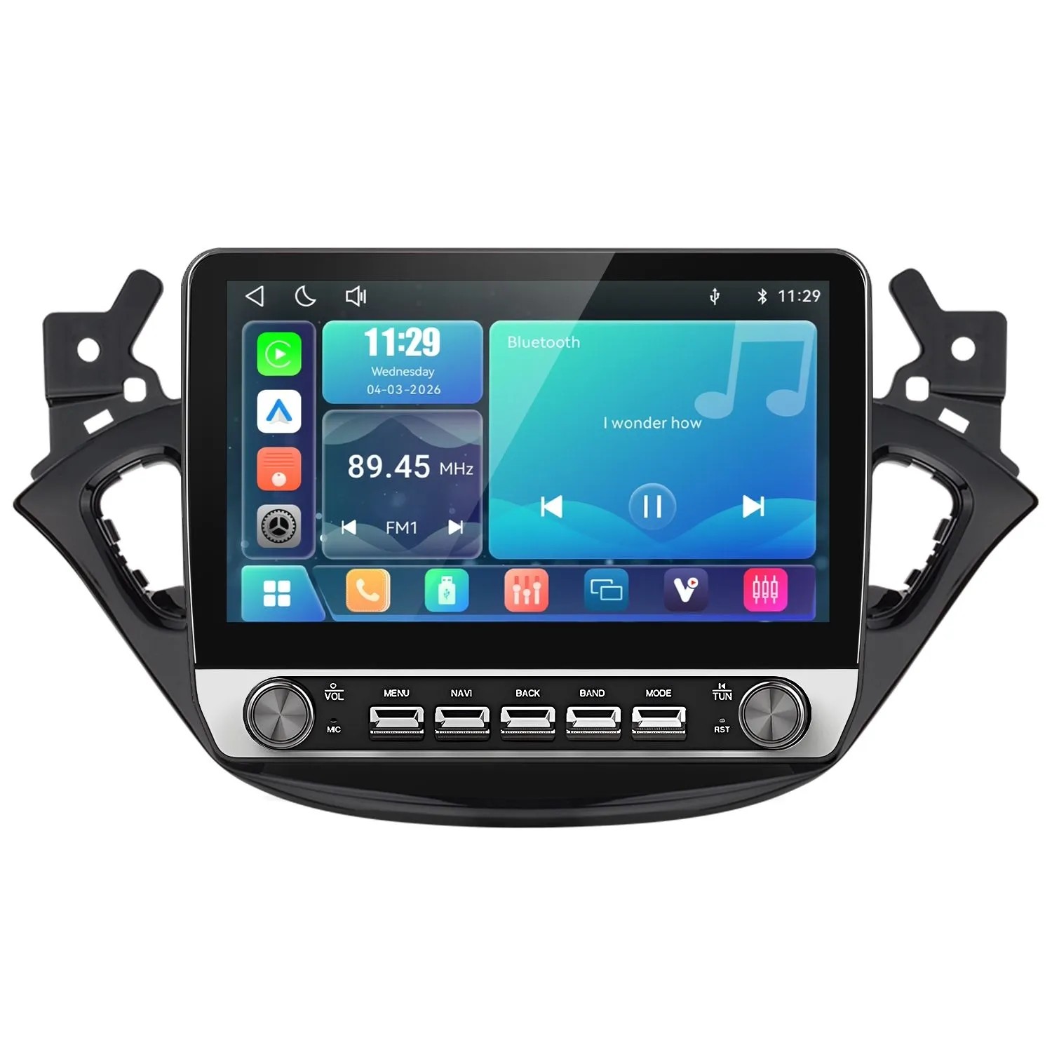 Junsun Radio Samochodowe Do Opel Corsa E 2015-2019 Adam 2013-2016 Linux Mit Tasten + Drehknopf