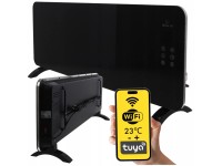 Mission Air Konwektor elektryczny Porto czarny WiFi 2400W