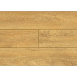 Jasne panele podłogowe laminowane t.b.t. z efektem drewna.