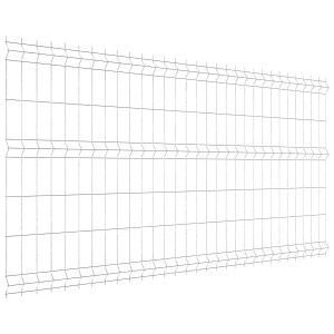 Szary panel ogrodzeniowy t.b.t. do ogrodu.