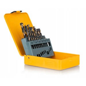 SMART365 Zestaw wierteł HSS do metalu - 19 szt.