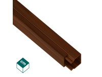 Kanał  elektroinstalacyjny 2 m drewno ciemne MKE 18/20