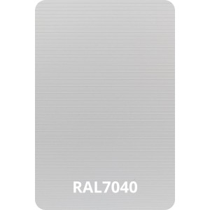 Szara mata osłonowa t.b.t. na ogrodzenie, kolor RAL7040.