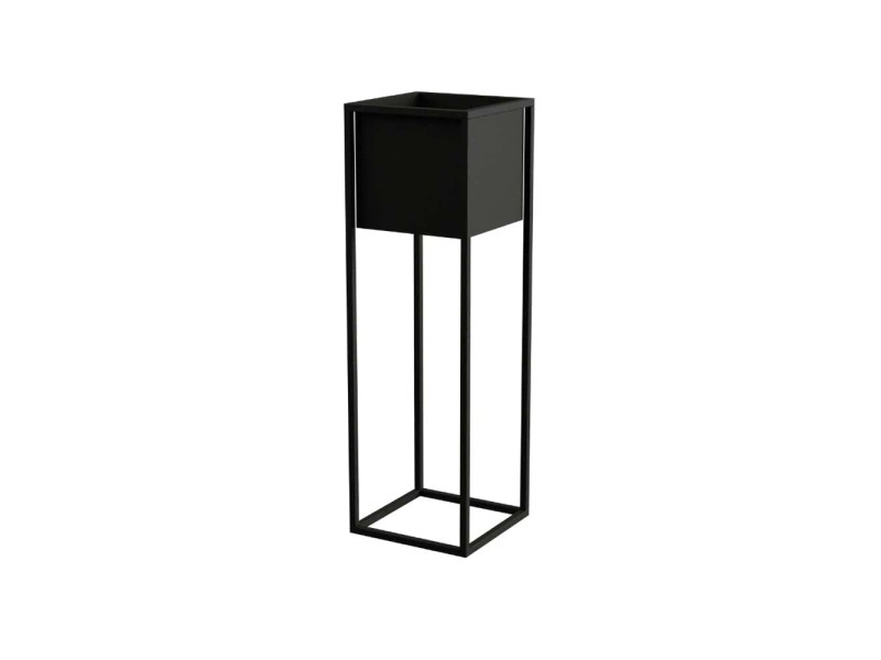 Kwietnik monaco l black 23 x 23 x 90 cm kupuj w obi