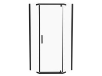 Signika Kabina prysznicowa Pentaxo Black 90 pięciokątna czarna