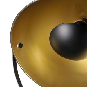 Goldlux Lampa podłogowa MATYLDA 1xE27 max. 20W LED 164cm czarno-złota