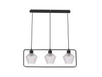 Candellux Lampa wisząca KINKO 3xE27 40W czarna