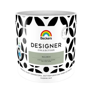 Wiadro z farbą Beckers, Designer Collection, Balance. Kolorowe farby do ścian.
