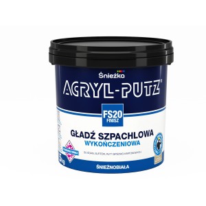 Wiadro gładzi szpachlowej Acryl-Putz FS20 Finish do ścian i sufitów.