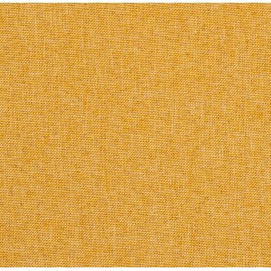 Zbliżenie żółtej tkaniny zasłonowej.