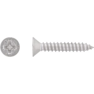 Wkręt uniwersalny z łbem stożkowym, 5,5x25 mm, napęd PH, ocynkowany, do drewna, plastiku i betonu, 12 szt.