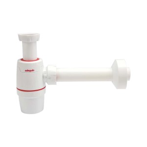 Biały syfon do umywalki, marka t.b.t.