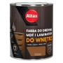 Ciemnobrązowa farba do drewna Altax do wnętrz, odpowiednia do mebli, ścian, drzwi i okien.
