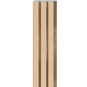 Panel ścienny t.b.t. o wyglądzie drewna do aranżacji wnętrz.