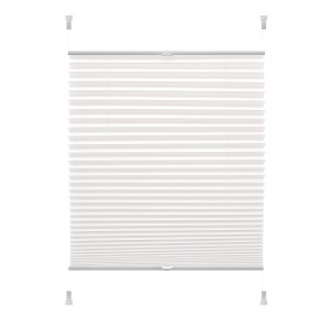 Biała roleta t.b.t. do okien, kontrola światła i dekoracja.