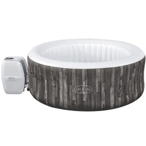 Bestway Lay-Z-Spa Bahamas AirJet wanna z hydromasażem, Ø 180 cm, wygląd drewna z pompą.