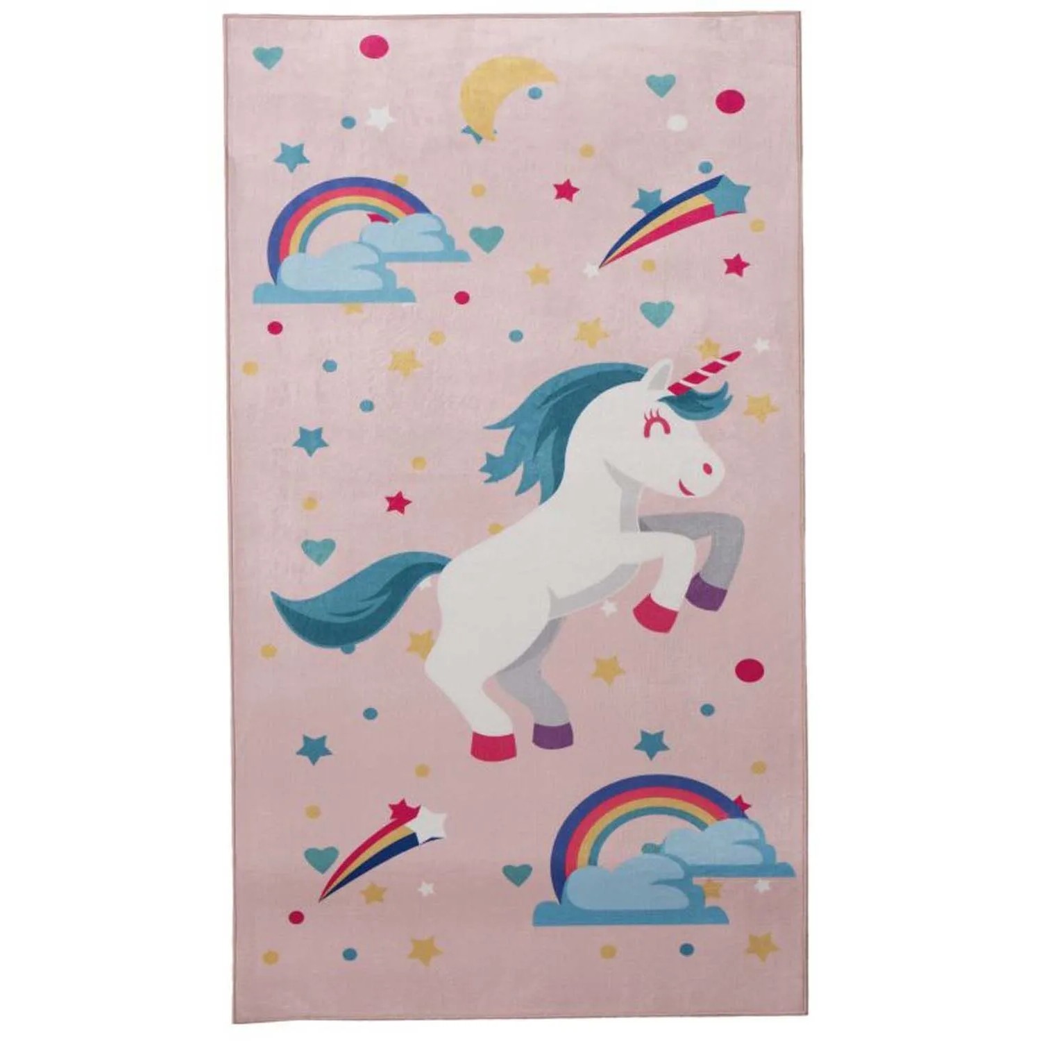 Splendid Dywan drukowany LICORN mikrofibra 80 x 140 cm wielokolorowy