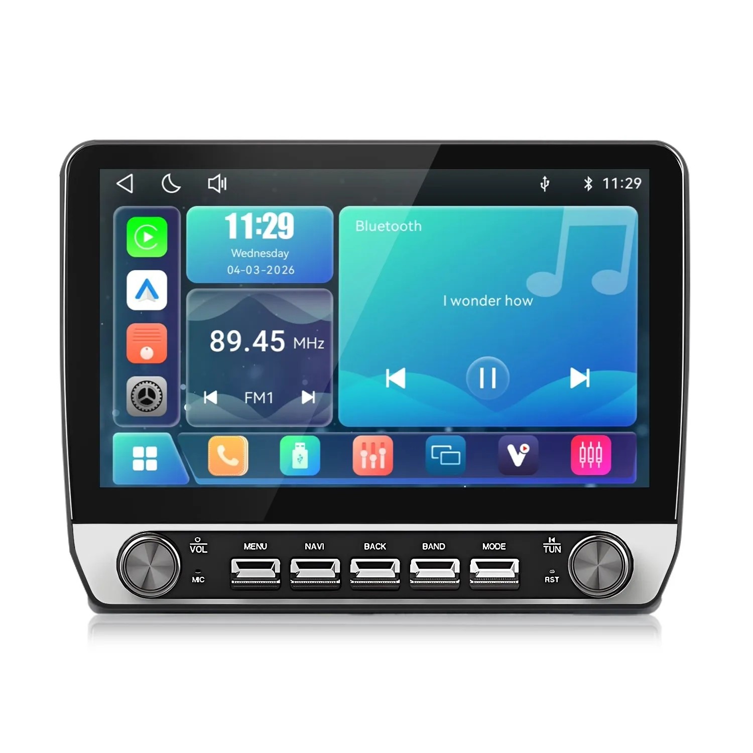 Junsun Radio Samochodowe Do Citroen Jumper Peugeot Boxer 2007-2023 Fiat Ducato 2006-2023 Linux Z Pokrętłem
