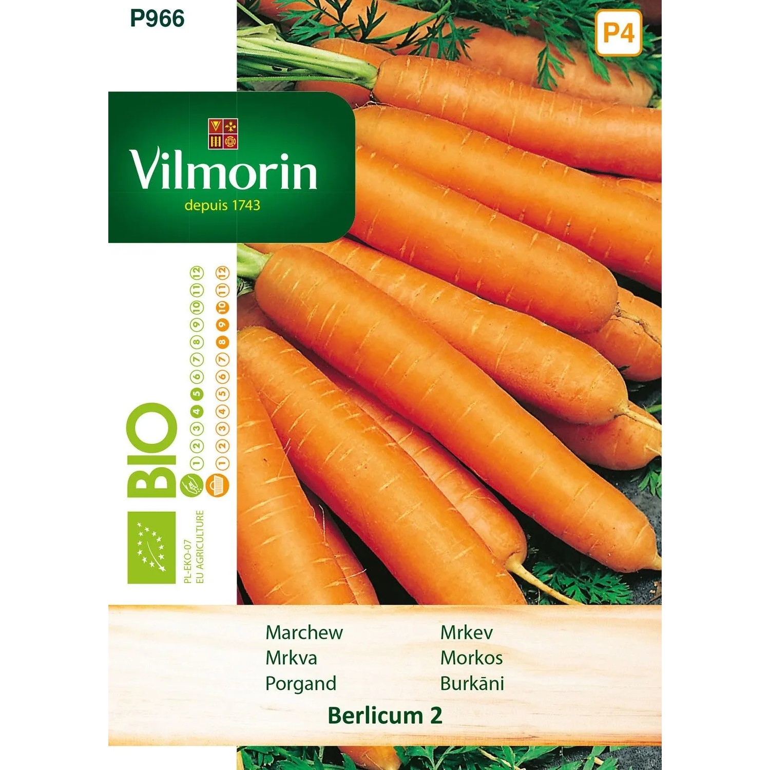 Marchew bio Berlicum 2 - 5 g