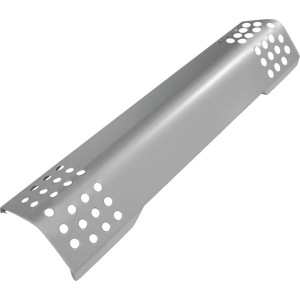 Osłona palnika do grilla gazowego Maddox, metalowa część zamienna z otworami.