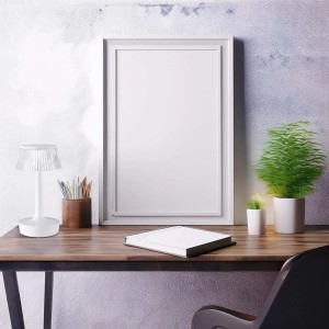 Lampa stołowa t.b.t., biała lampa dekoracyjna na stół.