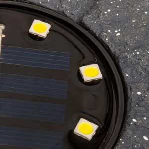 Eko-Light Lampka solarna ROCK 0,1W 3000K 3lm IP44 czarna