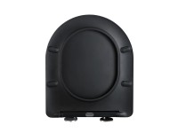 Deska sedesowa Opal Slim Czarna wolnoopadająca Deska sedesowa Opal Slim Czarna wolnoopadająca