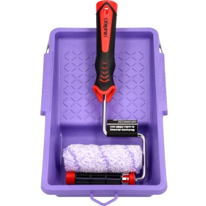 Zestaw do malowania t.b.t. z wałkiem i kuwetą.