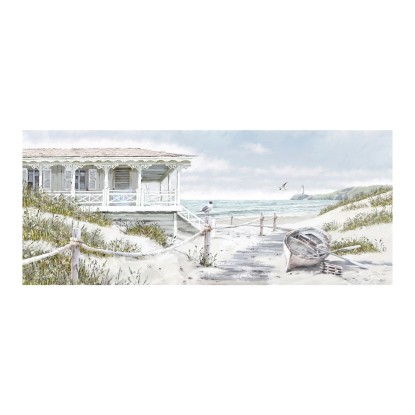 Obraz Canvas BEACH HOUSE 60 cm x 150 cm
