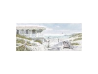 Obraz Canvas BEACH HOUSE 60 cm x 150 cm