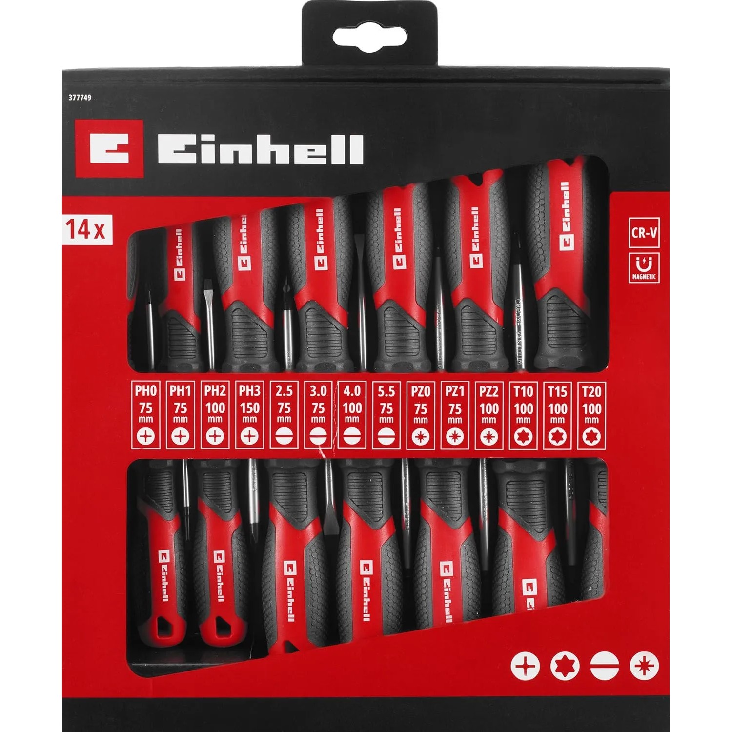 Einhell Zestaw wkrętaków - 14 szt.