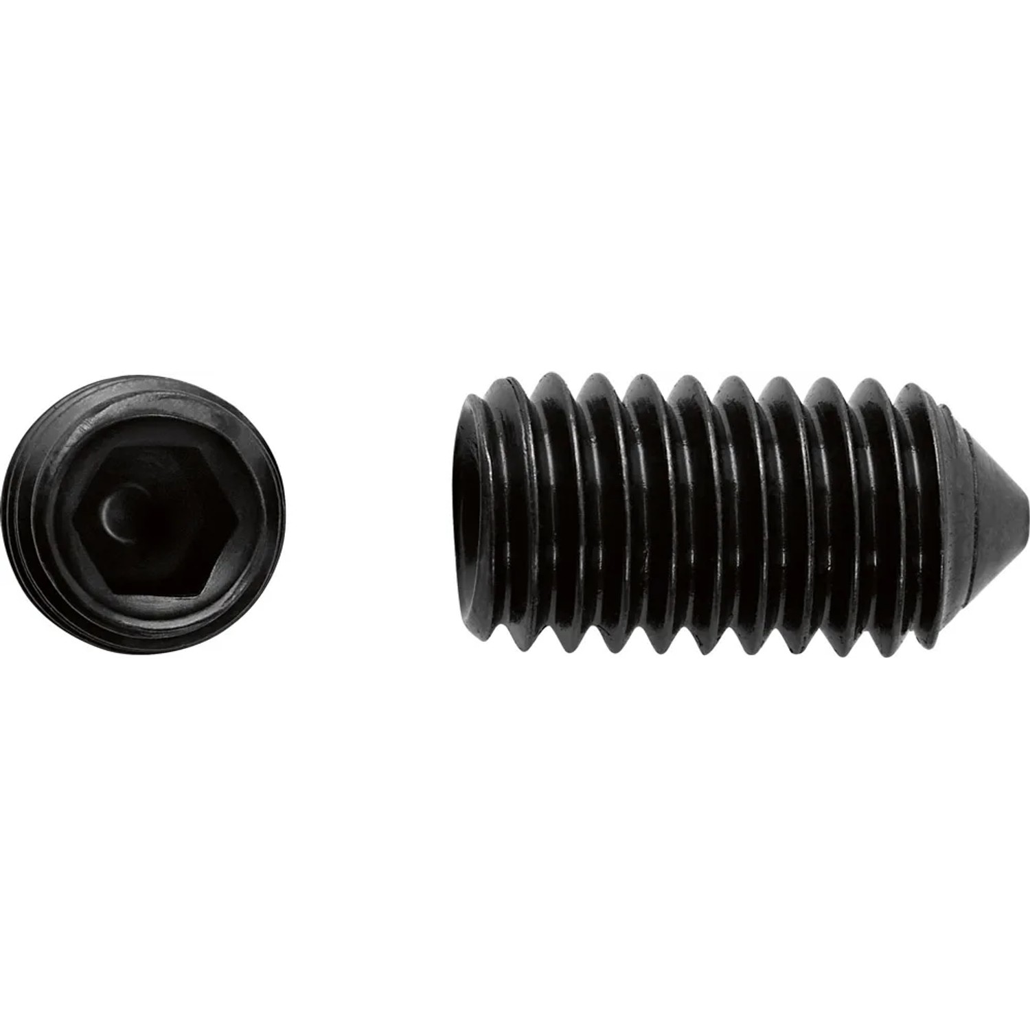 LUX-TOOLS Śruba zabezpieczająca imbusowa 4x10mm 8szt.